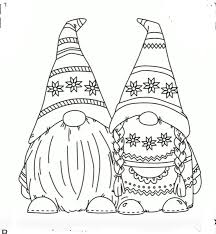 Pin By Cheryl Wrede On Gnomes Gnomes Crafts Christmas Coloring Pages Christmas Drawing