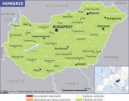 Veszprem, zalaegerszeg, tatabanya, szekszard, salgotarjan, bekescsaba, eger, szombathely, kecskemet, szekesfehervar, nyiregyhaza, pecs, gyor. Carte De La Hongrie Plusieurs Cartes Du Pays Se Trouvant En Europe