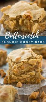 Butterscotch Blondie Gooey Bars Crazy For Crust Recipe Desserts Cookie Bar Recipes Butterscotch Blondies