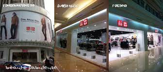 Name of shopping mall / centre. I Love Uniqlo Beaute Fabuleuse