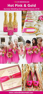 Pink Bridesmaid Dresses Hot Pink Color Pink Bridesmaid Dresses Pink Bridesmaid Dresses Summer Hot Pink Bridesmaid Dresses