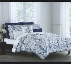 Get great deals on nicole miller cotton duvet covers & bedding sets. Navy Blue Paisley Bedding Sets Novocom Top
