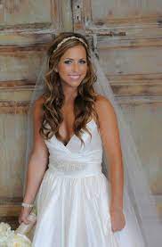 Wedding Hair With Headband Wedding Hair Weddinghair Hair Wedding Headband Wedding Hairstyles With Veil Wedding Hairstyles Half Up Half Down Bridal Hair Down