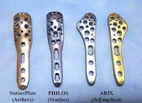 Three pre-contoured locking plates for proximal humeral ...