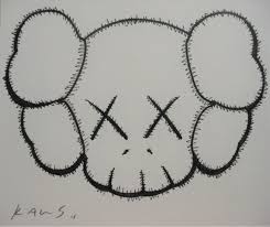Kaws Drawing Painting Comic Original Artwork Signed Companion Grafitti Banksy Style Drawings Graffiti Street Art Graffiti