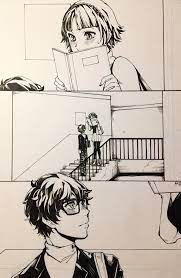 Sao on X: Stalking v2 - #Persona5 seem to always look with a straight  face. But I'm sure blush is present at times like this. (*´ω｀*)  #MakotoNiijima t.coXZxUvn3McB  X