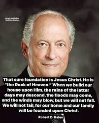 LDS Uplifting Quotes Throughout the ages fortifications have been a well  known tactic in order to protect against attacks from the enemy. While  fortifications are necessary in times of warfare, they are