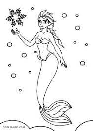 Elsa and anna mermaid coloring pages. Free Printable Elsa Coloring Pages For Kids