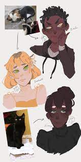 gijinkas of my cat +my cousin's// by lumiinv on Sketchers United