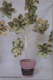 How To Make A Money Tree Teacher Appreciation Money Flowers Money Gift Creative Money Gifts