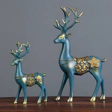 There are 3977 deer themed decor for sale on etsy, and they cost $21.78 on average. Deer Resing Statue Home Decoration Modern Accessories Deer Figurine Home Decor Sculpture Nordic Statues Decoration Statues Sculptures Aliexpress