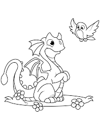 Maybe you would like to learn more about one of these? Cute Dragon Coloring Pages Baby Dragon Drawing Easy Novocom Top