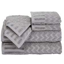 Choose from contactless same day delivery, drive up and more. 6pc Chevron Bath Towel And Washcloth Set Gray Yorkshire Home Target