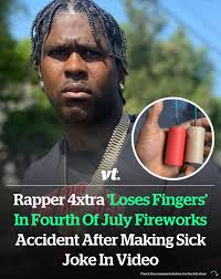 The accident left him 'blind for a few hours.'