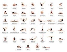 In raja yoga, asana refers to the sitting position, but in hatha yoga it means something else. 75 Yoga Poses Pdf 8 5x11 Etsy