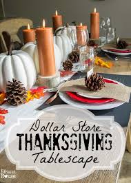 Dollar Store Thanksgiving Tablescape Bless Er House Thanksgiving Table Decorations Thanksgiving Tablescapes Thanksgiving Diy
