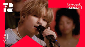 V of BTS: Tiny Desk Korea