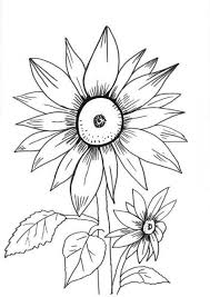 Voici Un Coloriage Gratuit De Tournesols A Imprimer Il S Agit D Une Fleur Amusante A Observer Dessin De Tournesol Coloriage Coloriage Gratuit