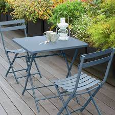 table de balcon pliante carree greensboro bleu orage 2 places acier traite epoxy antirouille r table de jardin pliante table de jardin table de jardin carree