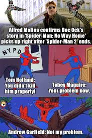 No way home, signaling sony's sinister six . Cinema Online It S Been Confirmed That Doctor Octopus From Spider Man 2 Will Be In Spider Man No Way Home 17 Years After He Presumably Died O For More Movie Details Visit Bit Ly Co Spidermannowayhome