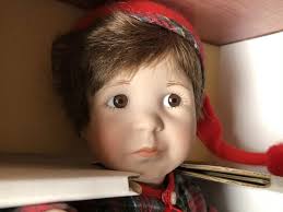 Ashton Drake LAND OF NOD Boy Porcelain Doll Nathan Child Garden Verse 1st  Issue