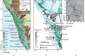 Neyyar dam which was established in the year 1958 is located in thiruvananthapuram district. A Dem Of Kerala Obtained From Srtm With Inset Map Of India In Total Download Scientific Diagram