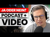 Ja oder Nein? Podcast mit oder ohne Video im Jahr 2024? - YouTube