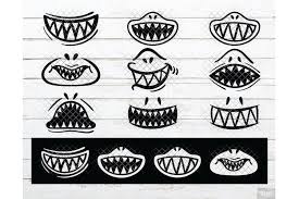 512x512 shark, jaws icon free of game icons. Shark Mouth Svg Jaw Sublimation With Dxf Png Eps Jpg 569537 Cut Files Design Bundles