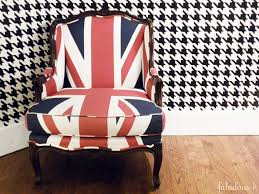 Union Jack Houndstooth Union Jack Decor British Themed Bedrooms Cool Chairs