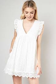 10% of all profits go to faith church, where the founders first realized their purpose. Mustard Seed Clothing Babydoll Romper Dress In White S14476c Glik S White Lace Romper Embroidered Lace Dress Dresses