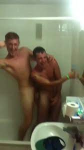 Straight friends showering together fun - ThisVid.com