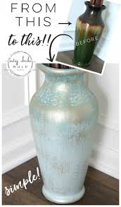 Vase Makeover Update Old Decor Artsy Chicks Rule Diy Painted Vases Painted Glass Vases Diy Vase