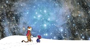 Also if you can download a resized wallpaper to fit to your display or download original image. Hd Wallpaper Calvin And Hobbes Nebula Stars Snow Winter Hd Cartoon Comic Wallpaper Flare