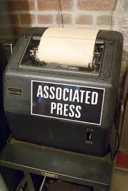 Associated Press Teletype Machine ...