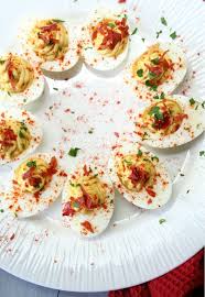 Italian Deviled Eggs Recipe Dash Of Savory Cook With Passion Recipe Italian Appetizers Deviled Eggs Recipe Clean Eating Snacks
