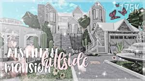À­¨à­§ Bloxburg Aesthetic Hillside Mansion Youtube First of all these 10k houses always do so good, so i was like lets just make another one! à­¨à­§ bloxburg aesthetic hillside mansion