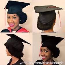 So We Know That Graduation Season Has Already Begun But Perhaps We Can Help Those Of Natural Hair Styles Graduation Hairstyles With Cap Graduation Hairstyles