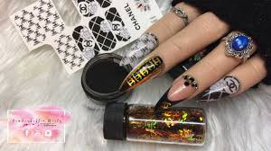 The shape, length and thickness are customizable to the style and design that the wearer really wants. Chanel Nails Acrylic Design Team Gorgeous Queen Of Decals Youtube