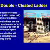 In the past, osha has required cages for fixed ladders taller than 20 feet, but as of january 2017, fall protection is required on fixed ladders. 1
