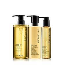 Oil makes your hair retain moisture for longer when you wash week in week out with a regular shampoo, you are stripping oil and moisture from your hair, which is why it becomes so dry and brittle. Cleansing Oil 3 Piece Hair Care Set Shu Uemura Art Of Hair