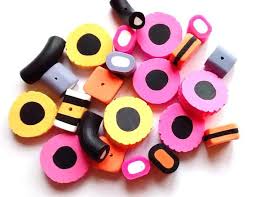 5 10 20pcs Fake Candy Liquorice Allsorts Beads Fake Candy Etsy Liquorice Allsorts Licorice Polymer Beads