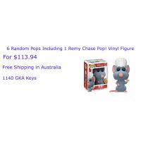 Pop Mystery Bundle Of 6 Pops With Chase Remy Pop Vinyl Figures Vinyl Figures Chase Bundles