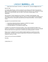 Best Attorney Cover Letter Examples Livecareer