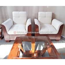 Sofa minimalis juga cocok untuk kamu yang memiliki ruang tamu berukuran kecil. Jual Set Sofa Tamu Minimalis Tokyo Kayu Jati Jepara Terbaru