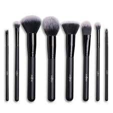 Makeup Brush Set Anjou 8pcs Beauty Brushes With Synthetic And Vegan Bristles For All Consistencies Powder Makeup Brush Set Cosmetic Brush Set Makeup Brushes