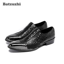 Cash on delivery option is available. Fashion 2018 New Men Shoes Silver Metal Toe Men Dress Shoes Genuine Leather Italian Fashion Business Formal Shoes 38 46 Heels Shoes Online From Tianjunda 122 84 Dhgate Com