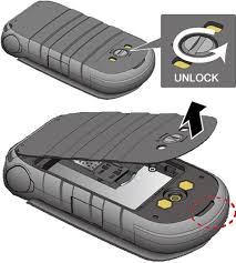 Log in using the security lock: Kyocera Duraxv Lte Insertar Quitar La Tarjeta Sim Verizon