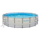 Summer 15 ft. Round 48-inch Deep Metal Frame Swimming Pool Package NB2030
