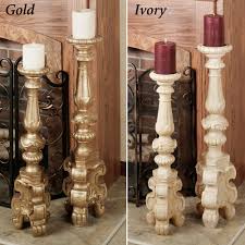 Shop fireplace candle holder from pottery barn. Ashleyanne Floor Candleholders