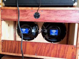 You can purchase a guitar speaker cabinet but making one is a lot more fun and not that hard. 2x10 Cab Side By Side Or Diagonal Speakers Telecaster Guitar Forum